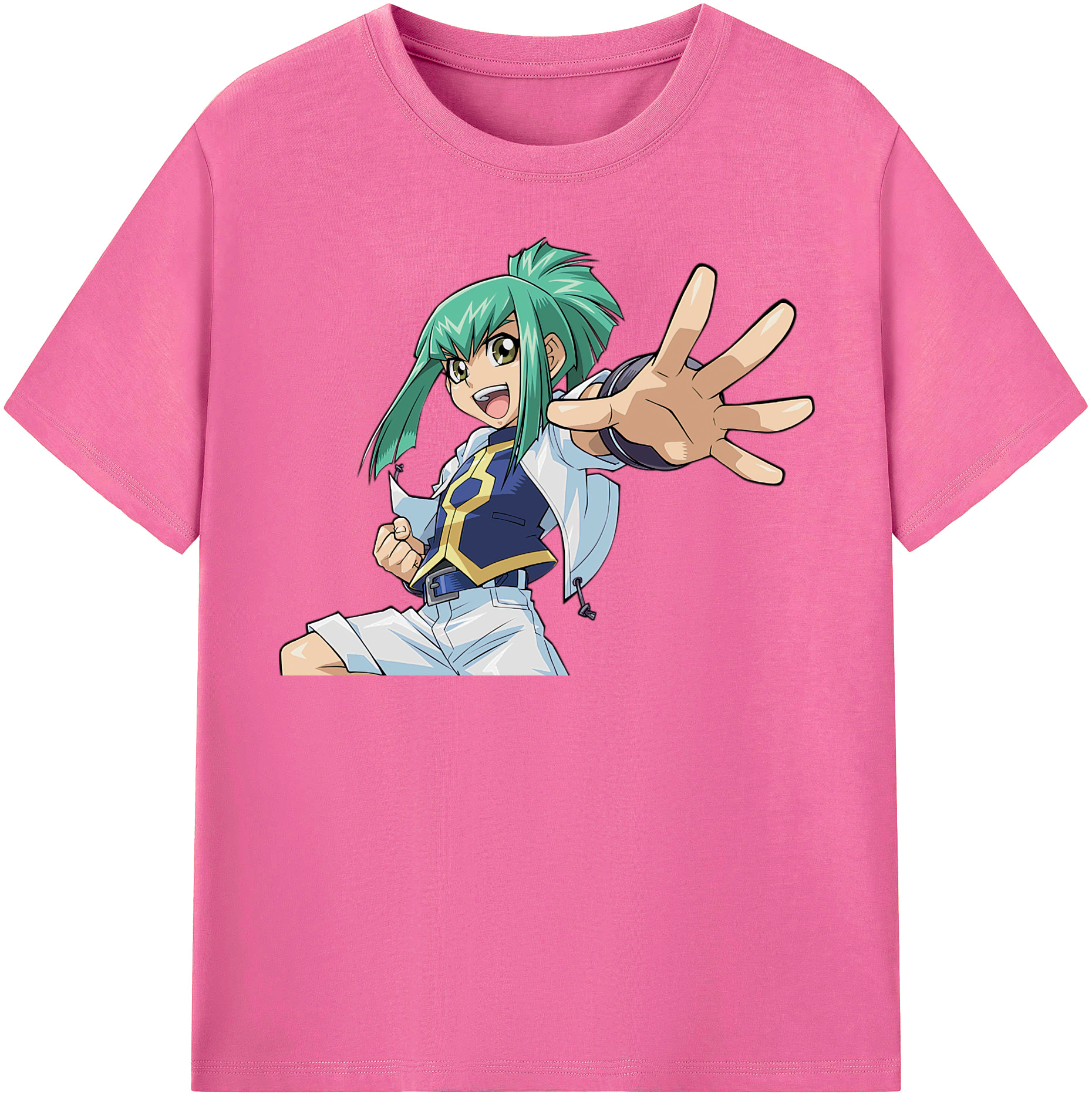 （画像用） 遊☆戯☆王 Yu-Gi-Oh! レディースカジュアルプリントTシャツ（綿100％）
